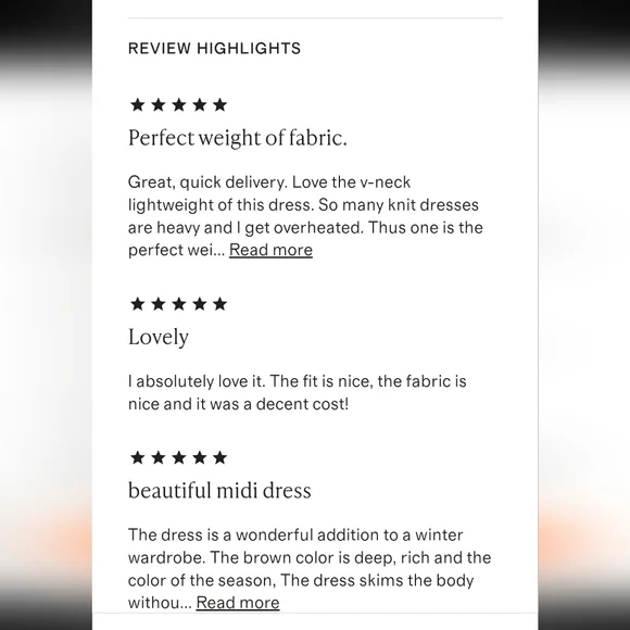 Tencel Jersey V-Neck Long Sleeve Midi Dress - Picture 7 of 7